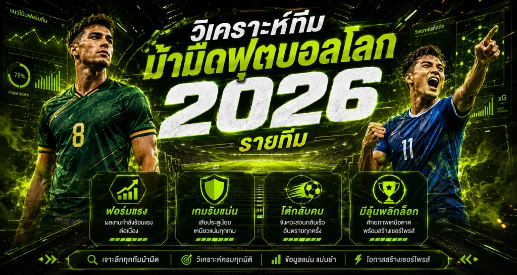 วิเคราะห์ทีมม้ามืดฟุตบอลโลก 2026