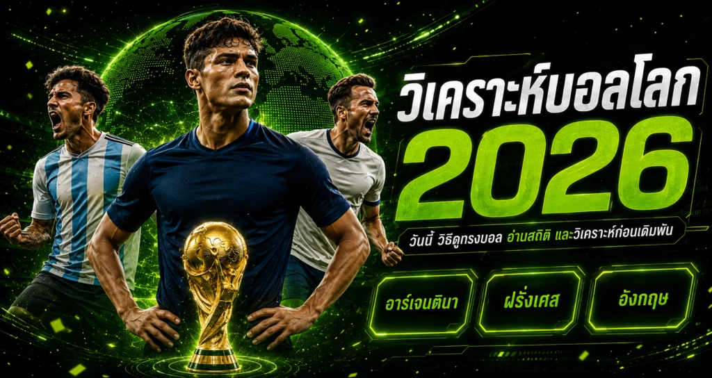 วิเคราะห์บอลโลก วันนี้ วิธีดูทรงบอล อ่านสถิติ
